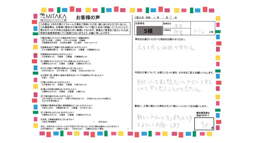 広告を見て価格が安かった